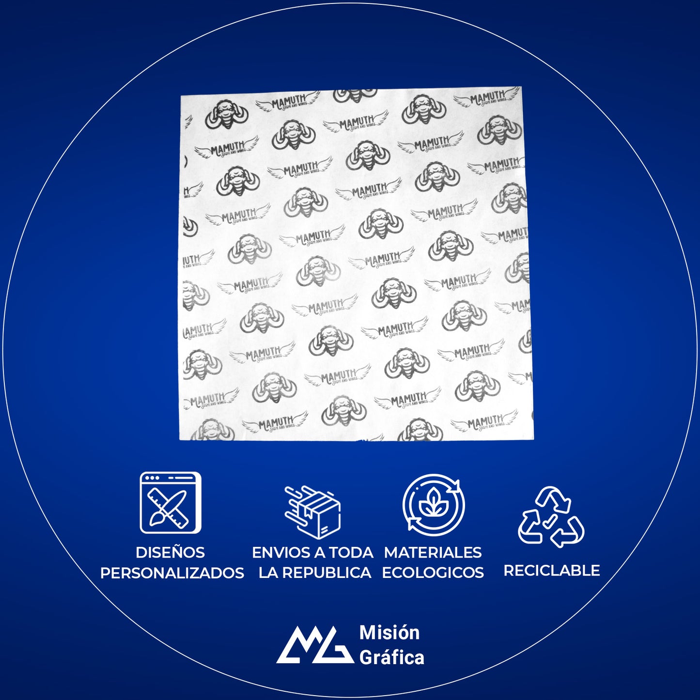 PAPEL GRADO ALIMENTICIO 20X20