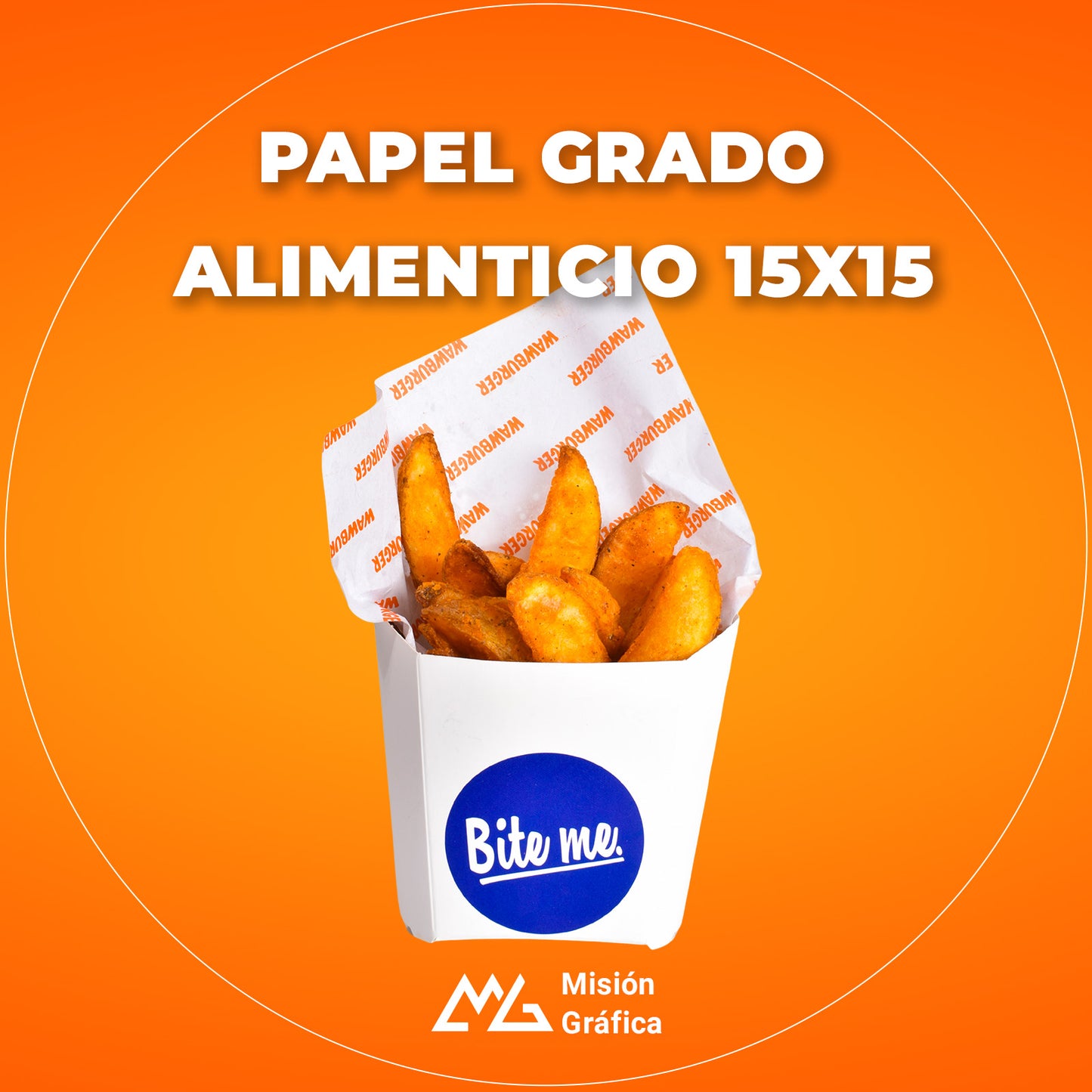 PAPEL GRADO ALIMENTICIO 15X15