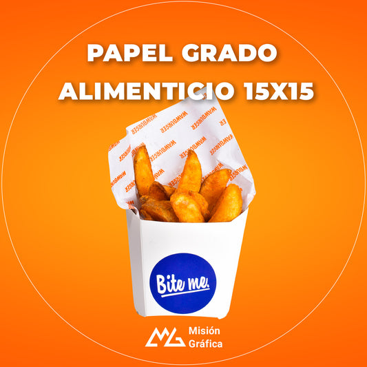 PAPEL GRADO ALIMENTICIO 15X15
