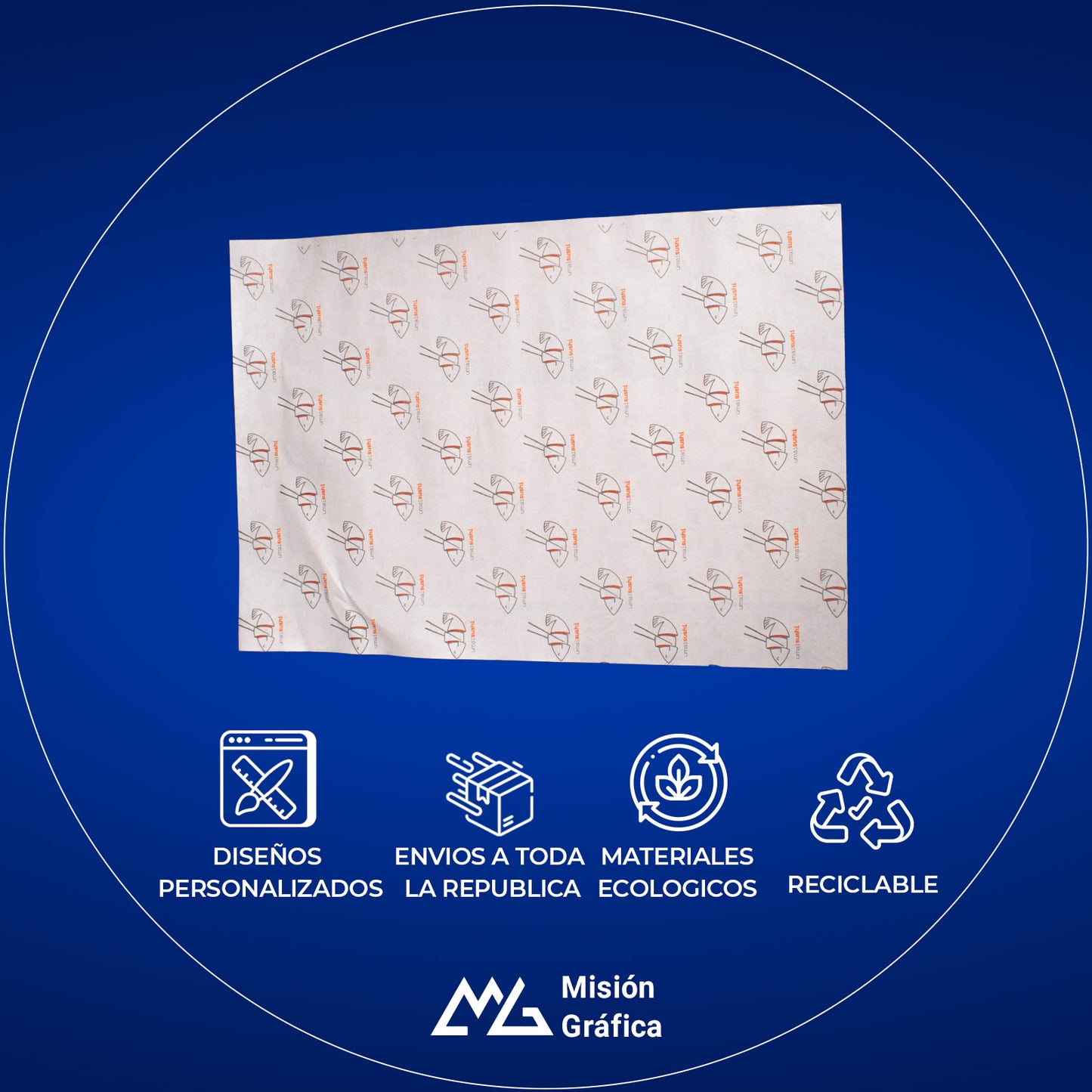 PAPEL GRADO ALIMENTICIO 23X23